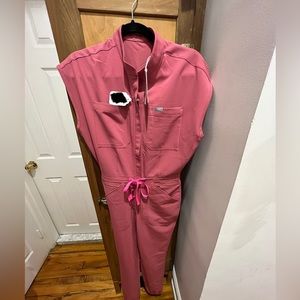 Xs Rose Quartz Figs Jumpsuit